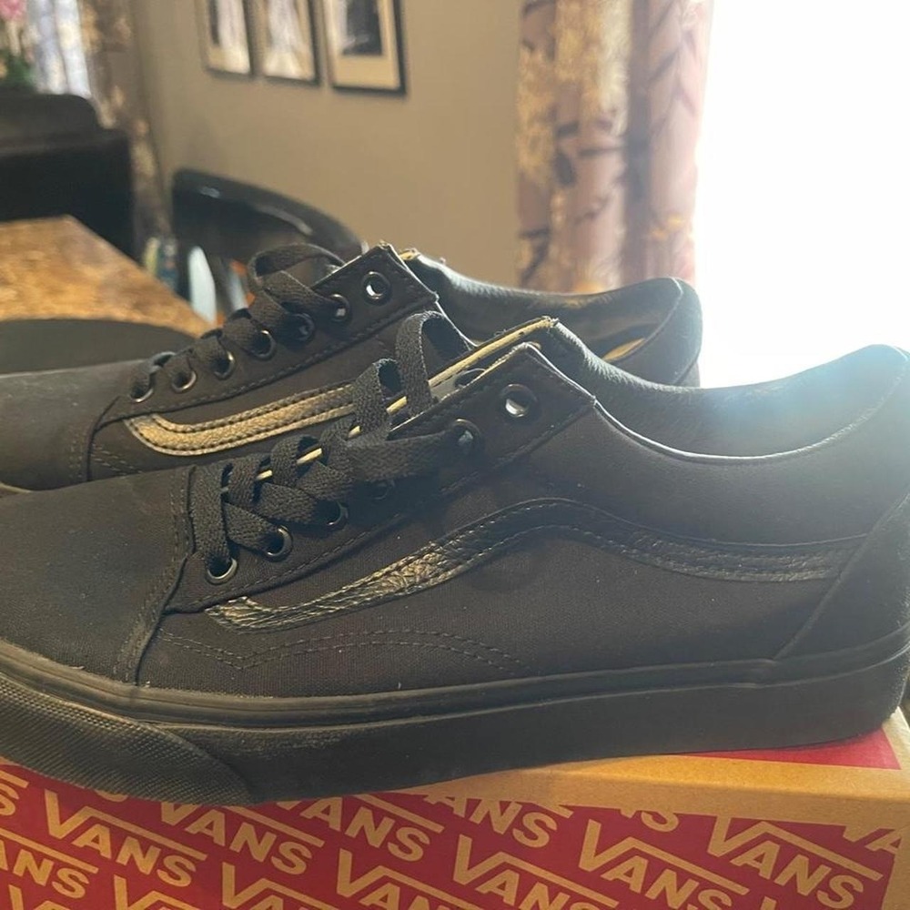 Vans Men's Black Casual Old Skool Shoes Size 10